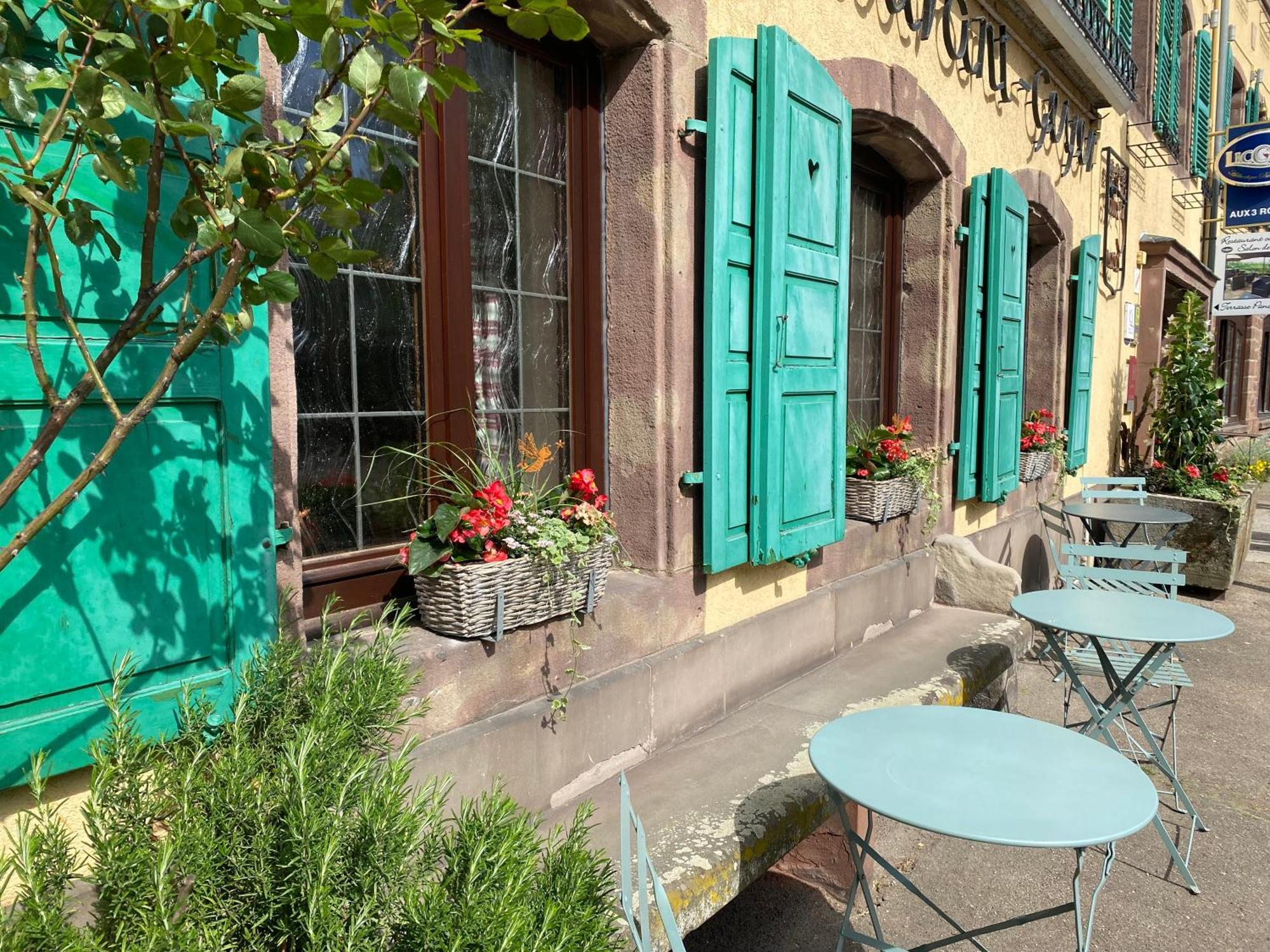 Hotel Restaurant Aux Trois Roses La Petite-Pierre Exterior foto
